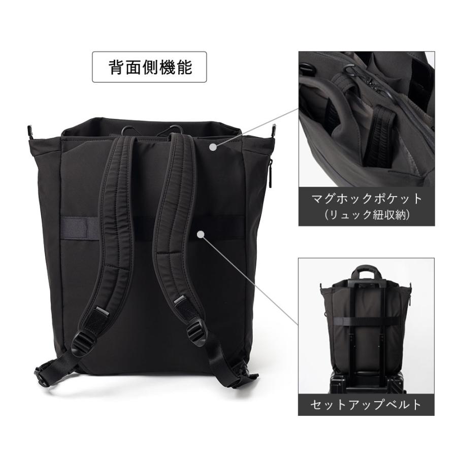 ✨️美品✨️IS/ITイズイットトートリュック B4 ダブルルーム コン(紺) IS/IT（イズイット） リュック トートバッグ メンズ ユニセックス B4