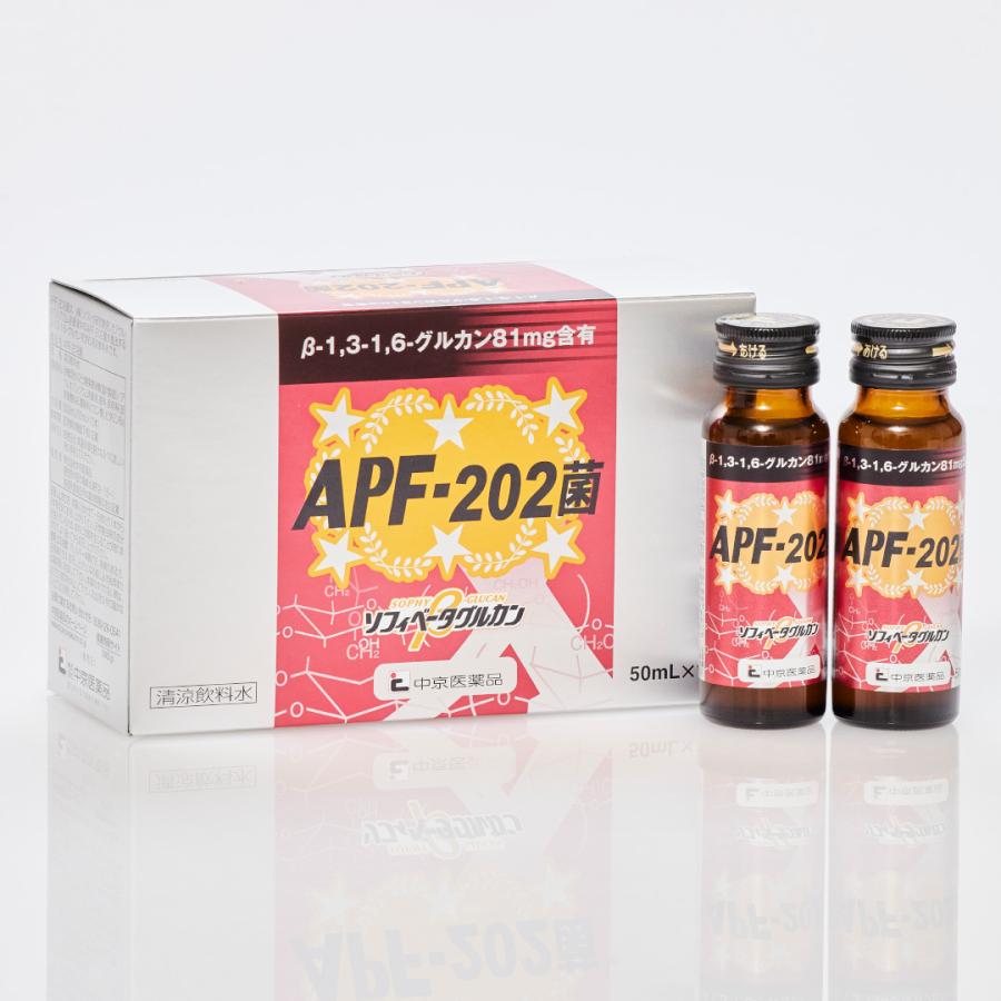 APF-202菌 アウレオバシジウム 10本入 βグルカン ドリンク 酵母菌 ソフィベータグルカン APF − 202菌 β-1，3-1，6-グルカン 健康 サポート 株式会社ソフィ