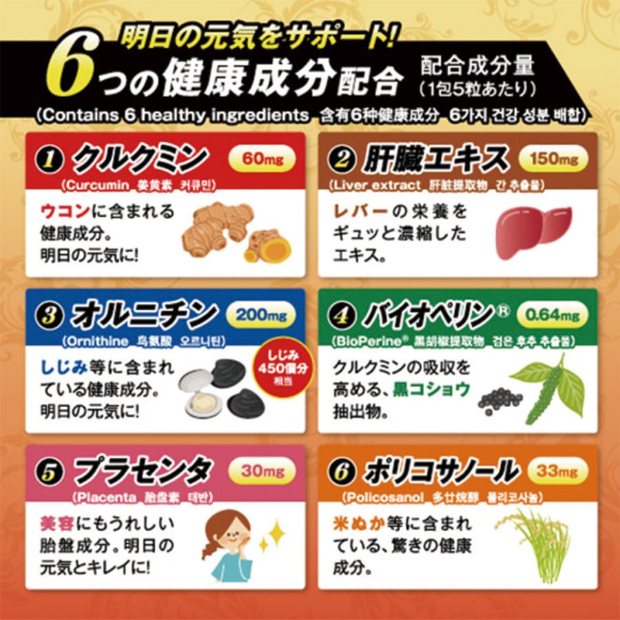 中京医薬品 6倍力 ウコン 極 健康補助食品 クルクミン 肝臓エキス