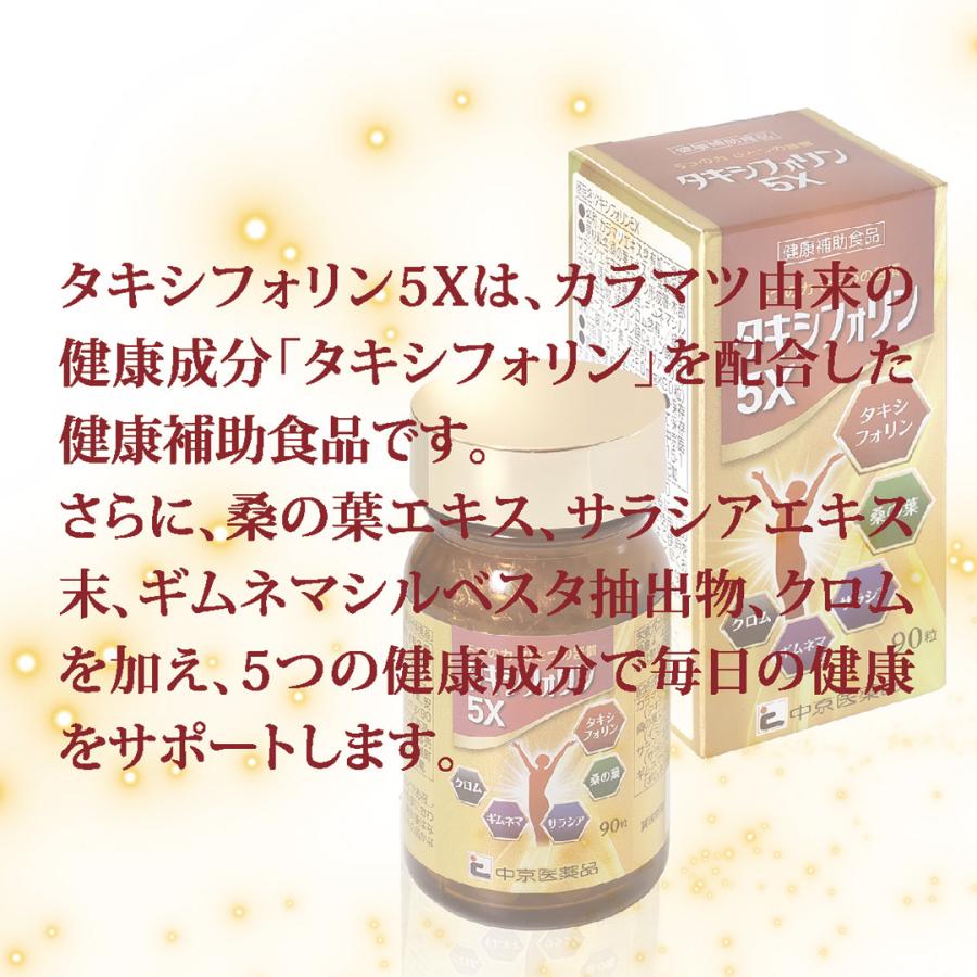 中京医薬品 タキシフォリン5X カラマツ 由来 タキシフォリン 健康補助 