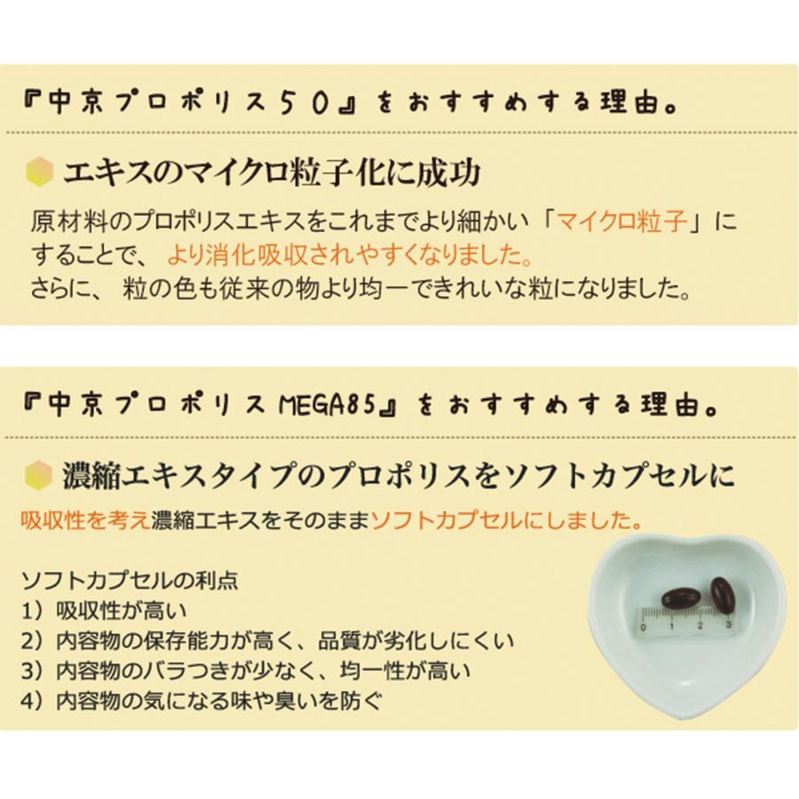 中京医薬品 プロポリス MEGA85（ 300粒 ） 高濃度 プロポリスエキス
