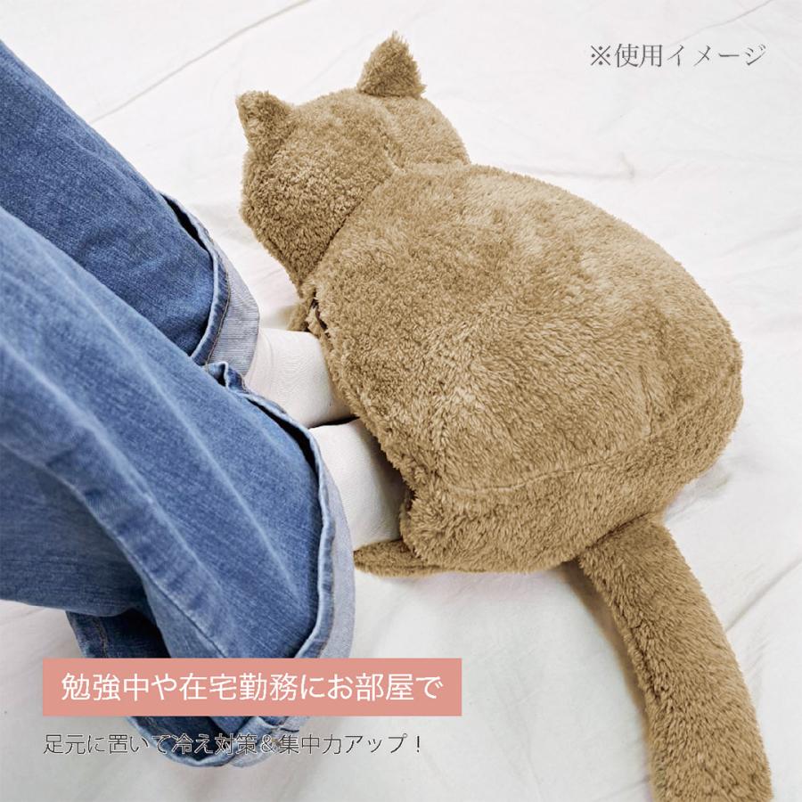 白ねこ シロミ 】蓄熱式湯たんぽ ぽかにゃん 電気あんか 充電式