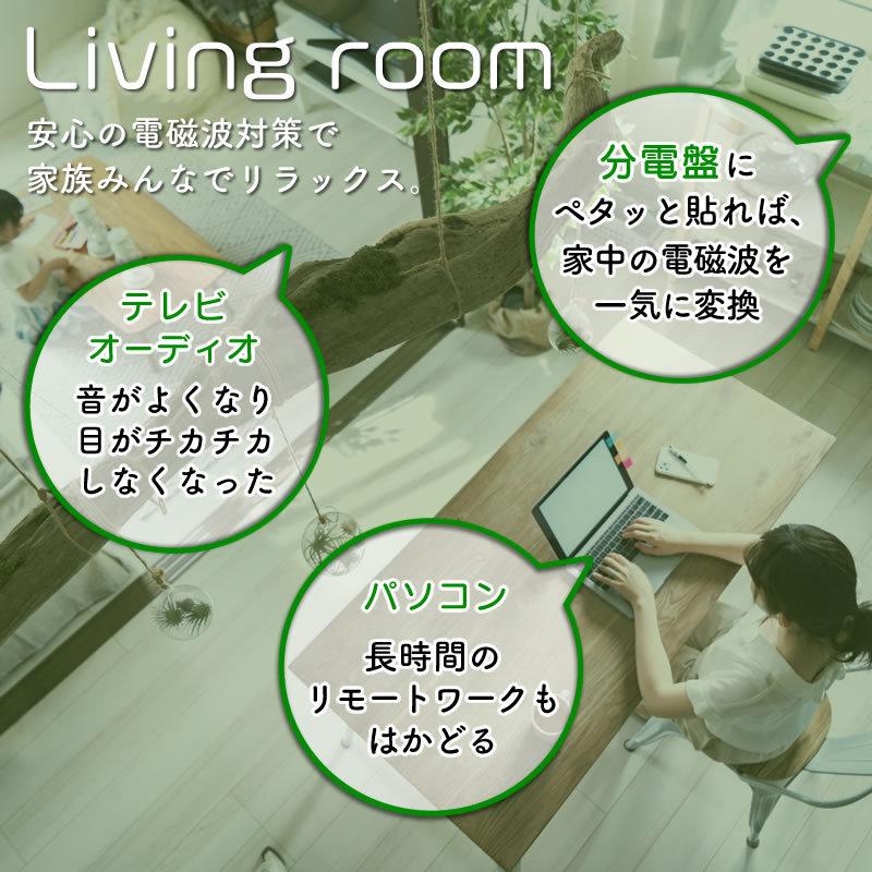 電磁波対策】アポロ・シン・ムーン(30mm×2枚セット) : イキイキ生活