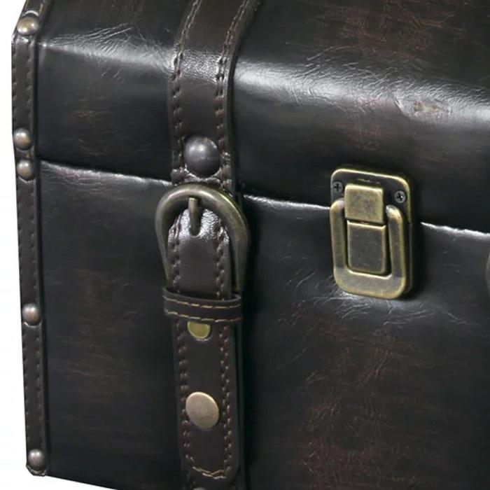 小物収納 アンティーク風 トランク型収納ケース 幅30cm 収納 spp