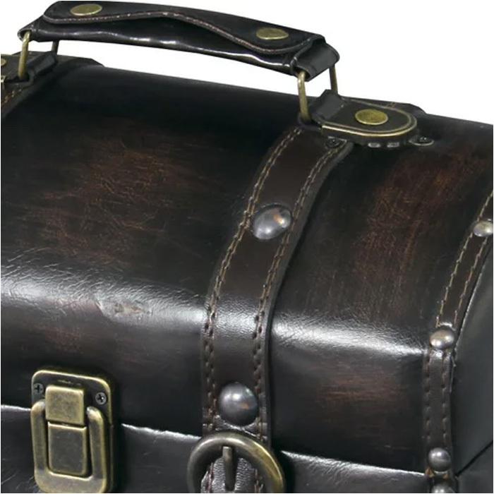 小物収納 アンティーク風 トランク型収納ケース 幅30cm 収納 spp