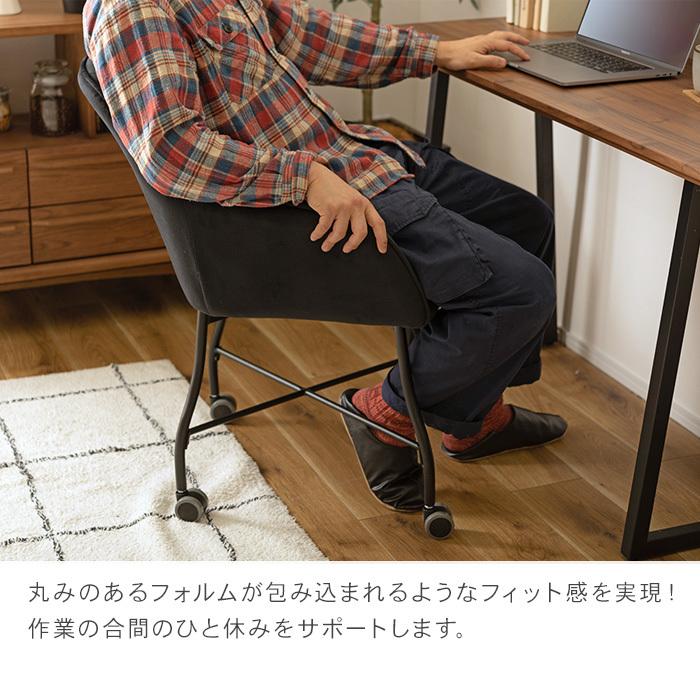キャスター付き ダイニングチェア デスクチェア キャスター おしゃれ