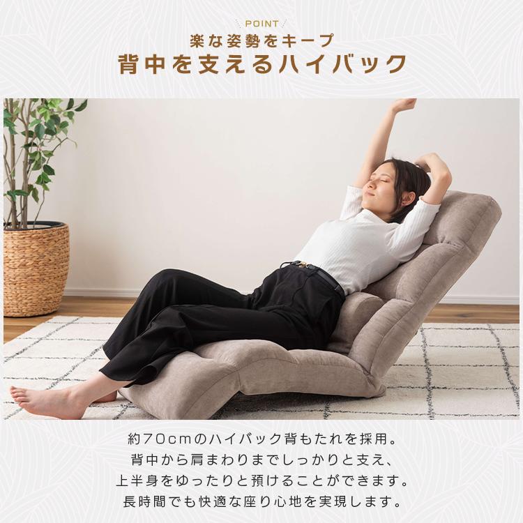 リクライニング座椅子　腰楽　腰サポート　　未使用　送料込　ゆったり 腰楽座椅子 リクライニング ランバーサポート リクライナー ハイバック