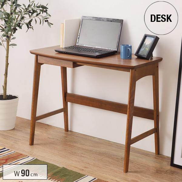 パソコンデスク 引き出し付き 幅90cm 楽天市場】パソコンデスク 幅90 奥行44cm 引き出し デスク 木製 机 pc