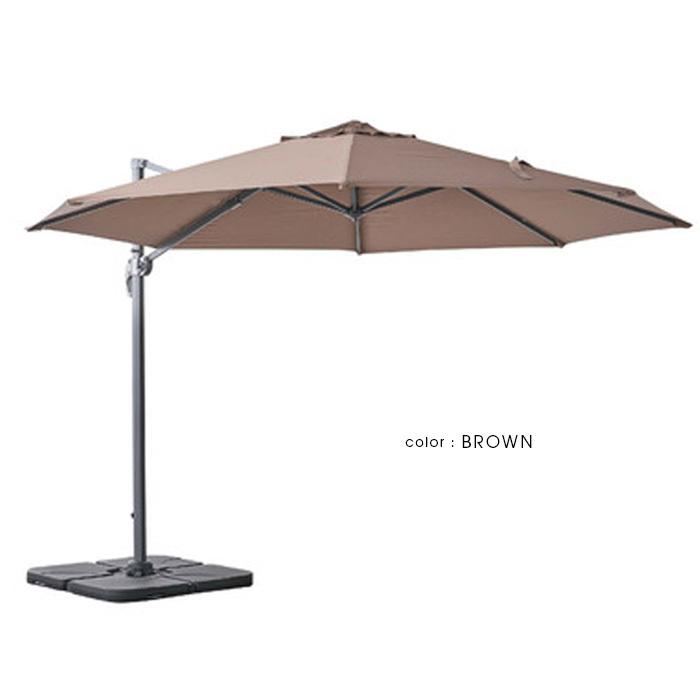 ガーデンパラソル 大型 345cm アウトドア シェード UVカット 日よけ