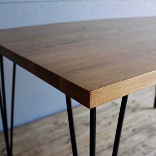 ダイニングテーブル 120 アイアン脚 4人用 カフェ風 : IKIKAGU