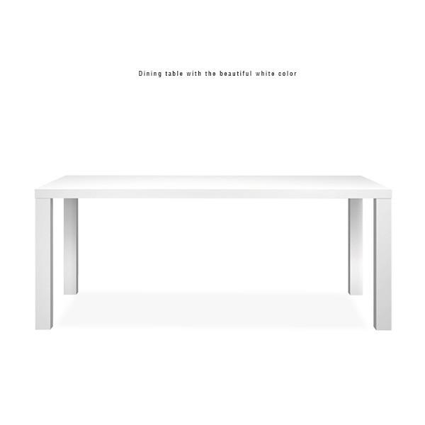 634 ダイニングテーブル180cm シンプル 木製 ナチュラル 白 ホワイト 楽天市場】セラミック ダイニングテーブル ホワイト 180