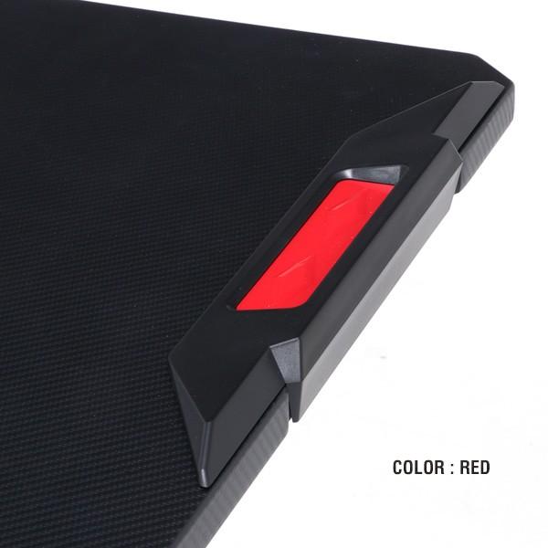 ゲーミングデスク 昇降式 PRO 高さ調整 スタンディングデスク ブラック ブルー レッド ヘッドホンフック ゲーム用 PC用の画像