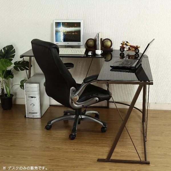 黒のガラスおしゃれなデスクを入荷いたしました！-