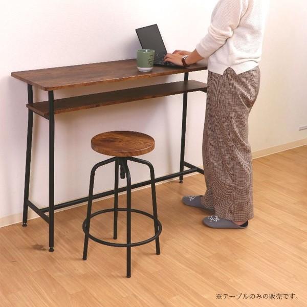 カウンターテーブル 120 ハイテーブル 木製 : IKIKAGU イキカグ - 通販