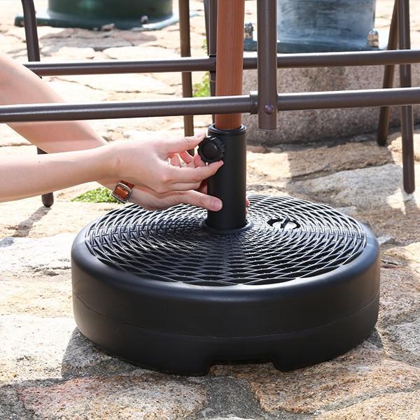 パラソルベース ウォーターベース 17L パラソルスタンド 注水式 水を