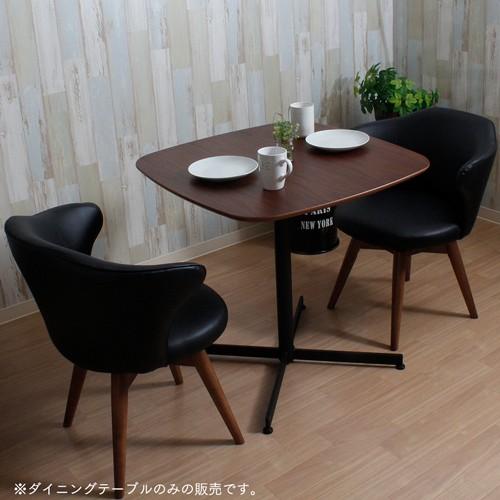 カフェテーブル 75 北欧風 正方形 アンティーク風 : IKIKAGU イキカグ