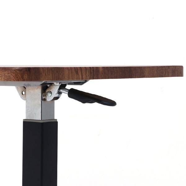 アンティークキャスター付きテーブル ヴィンテージ風ローテーブル [幅90] オープン収納付き