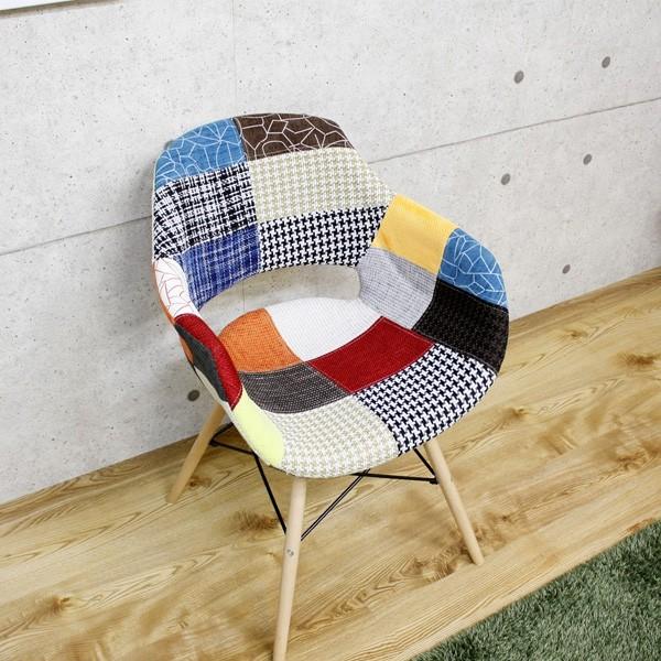 デザインチェア デザイナーズ風 パッチワーク : IKIKAGU イキカグ