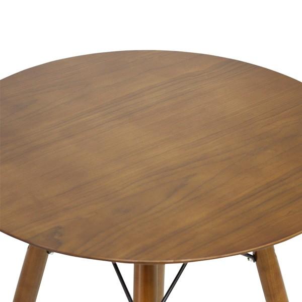 円形 カフェテーブル 幅60cm 丸テーブル 木製 ナチュラル ブラウン