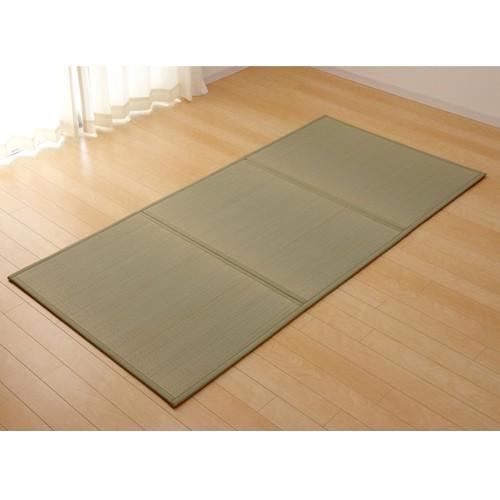 日本製 い草マット 折りたたみ 軽量 セミダブルサイズ 120×210cm い草