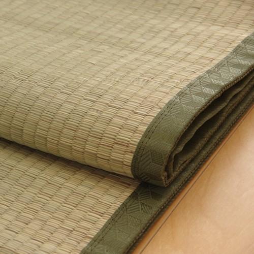 純国産 本間8畳（約382×382cm） 日本製 正方形 ござ ラグ 抗菌 防臭 草津 spp