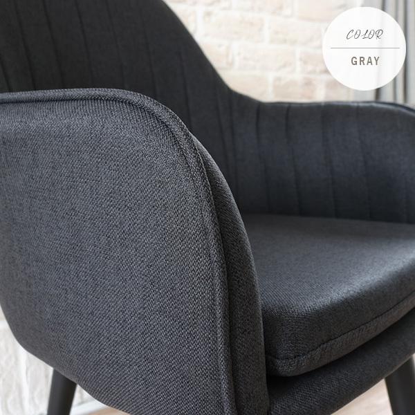 ダイニングチェアー 2脚セット 回転式 肘付き 北欧風 おしゃれ ブルー