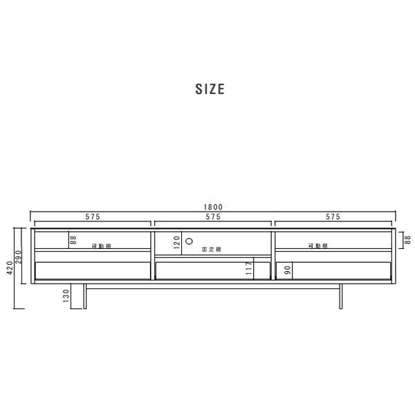 テレビボード 幅180cm セラミック テレビ台 大理石風 ホワイト グレー