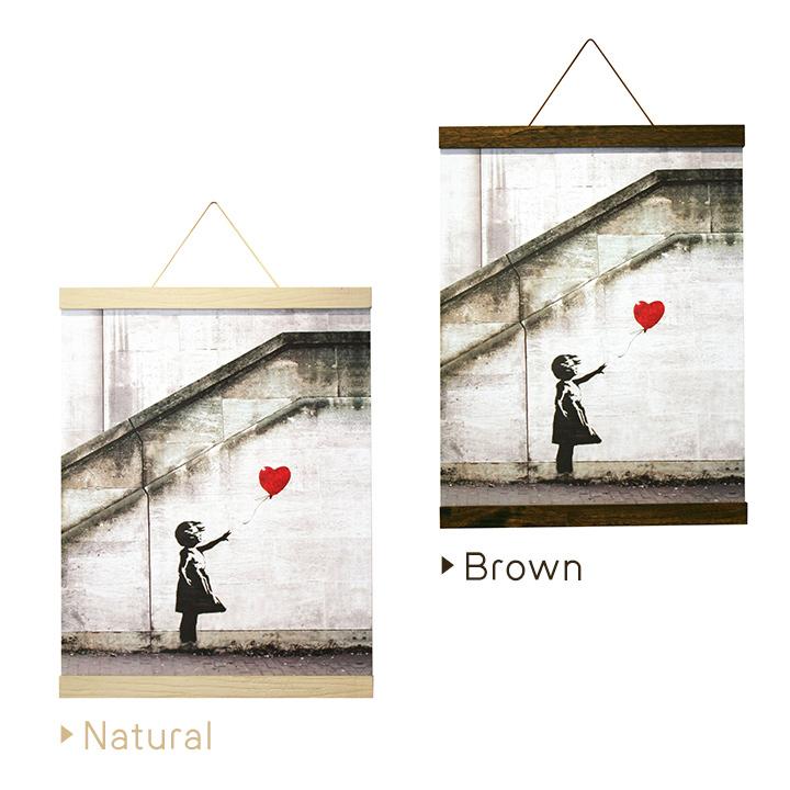 アートパネル Banksy バンクシー Red Ballon 風船と少女 玄関