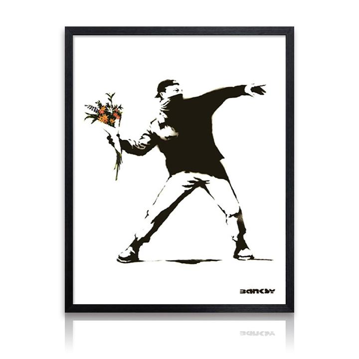 アートパネル Banksy バンクシー Molotov 火炎瓶 flower bomber アートパネル Banksy バンクシー Molotov 火炎瓶 flower bomber