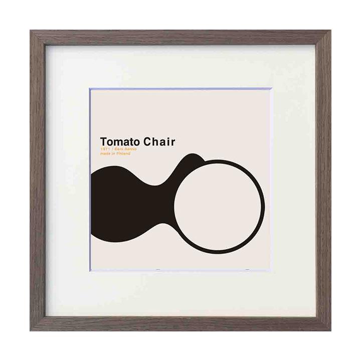 アートパネル 安川敏明 Tomato Chair トマトチェア Toshiaki Tasukawa