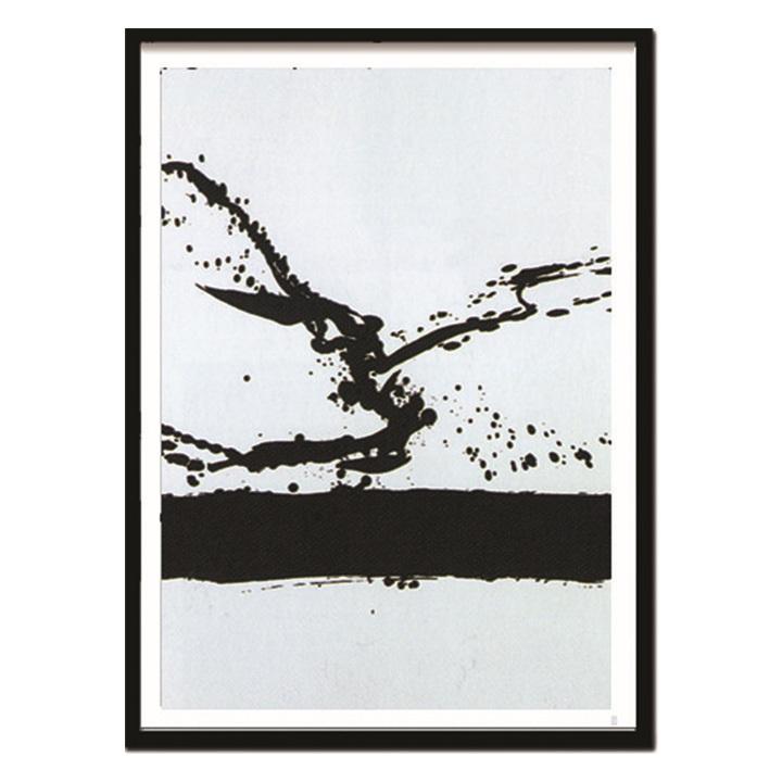 アートパネル Robert Motherwell ロバート・マザウェル Beside the sea N24，1962(Silkscreen) 長方形 アートフレーム アートポスター 天 ssx