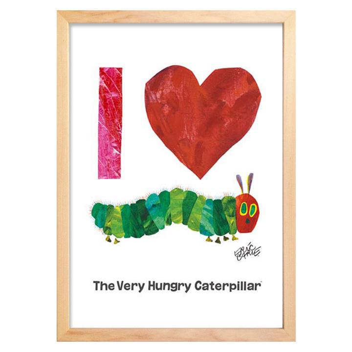 アートパネル エリック・カール I Love Caterpillar はらぺこあおむし