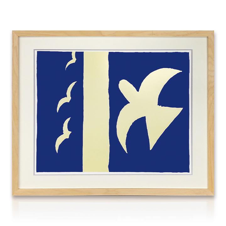 アートパネル Georges Braque ジョルジュ・ブラック Oiseaux,1955