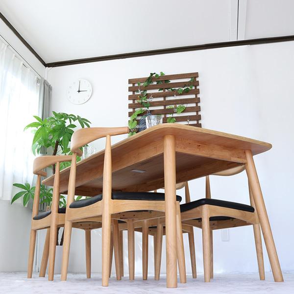 ダイニングテーブルセット 6人掛け おしゃれ 北欧 7点セット