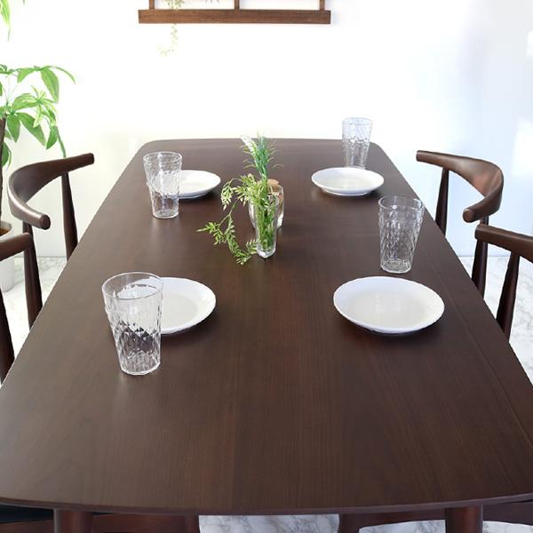 ダイニングテーブルセット　６人掛け　ブラウン　新品 ダイニングテーブルセット 6人掛け 7点セット 肘付チェア 幅190 190×90