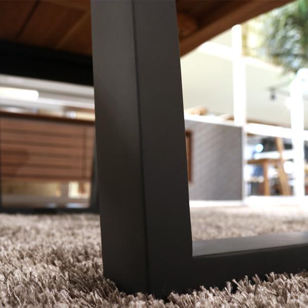 センターテーブル 100cm オーク 無垢 一枚板風 おしゃれ 和風モダン