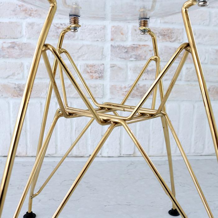 ダイニングテーブルセット 4点 ガラス 円形 丸テーブル 3人用 イームズ