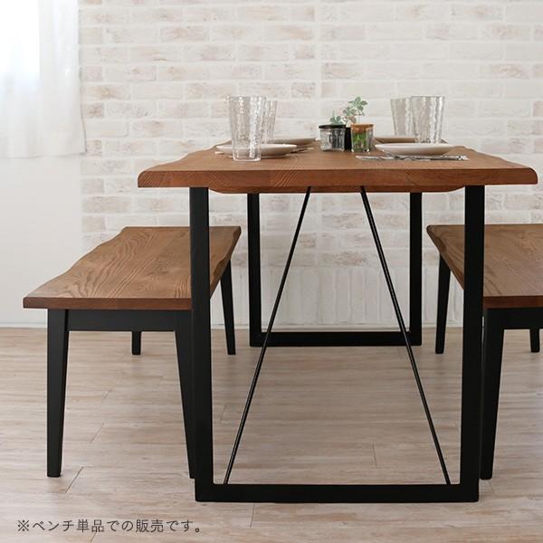 北欧アンティーク風 ダイニングベンチ 幅115cm : IKIKAGU イキカグ
