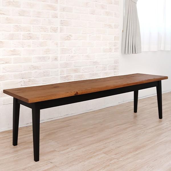 ダイニングテーブルセット 3点 ベンチ 幅180cm オーク材 アンティーク