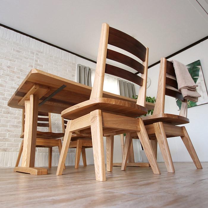 ダイニングテーブルセット 4人掛け 回転椅子 5点セット 幅180cm 木製