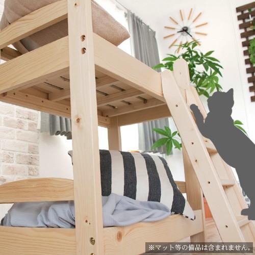 木製 猫ベッド 2段 ネコベッド 二段ベッド 2段ベッド ねこベッド 猫用ベッド 木製ベッド Sj Be1805 02 Ikikagu イキカグ 通販 Yahoo ショッピング