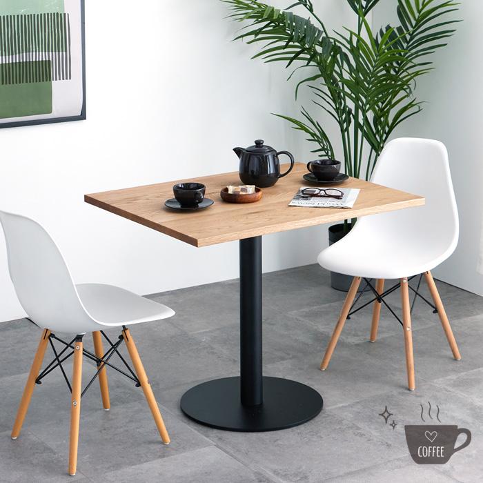 カフェテーブル 四角 90cm 北欧 おしゃれ 木製 無垢 オーク 天然 カフェテーブル 四角 90cm 北欧 おしゃれ 木製 無垢 オーク 天然