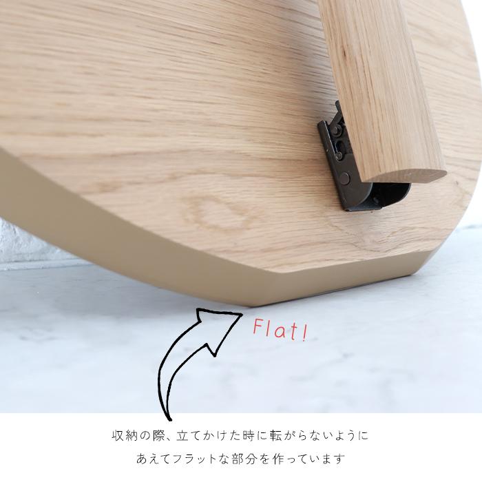 センターテーブル 折りたたみ 円形 幅110cm 座卓 オーク突板 センターテーブル 折りたたみ 円形 幅110cm 座卓 オーク突板
