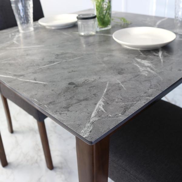 ダイニングテーブル 2人掛け 幅80cm ホワイト 白 グレー 2人用