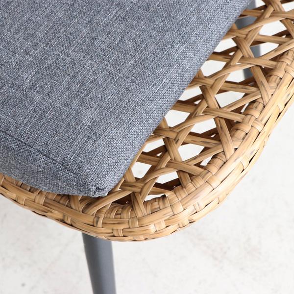 パーソナルチェア オットマン付き リゾートチェア 椅子 バリ風