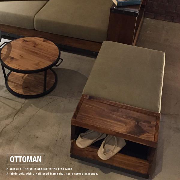 絶対一番安い オットマン 収納 足置き 完成品 アンティーク風 ヴィンテージ風 ファブリック 公式の Sapc Oifuturo Org Br