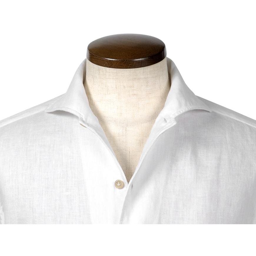 低価格で大人気の ルイジボレッリ ルイジボレリ Luigi Borrelli 22ss 製品洗いリネンポプリンイタリアンカラーシャツ Vesuvio Sr1222 Aynaelda Com