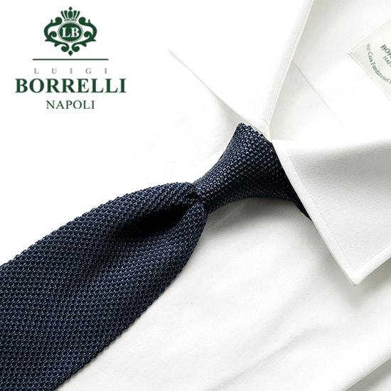 ルイジボレッリ LUIGI BORRELLI ／ 通年定番品 シルクニットソリッド 
