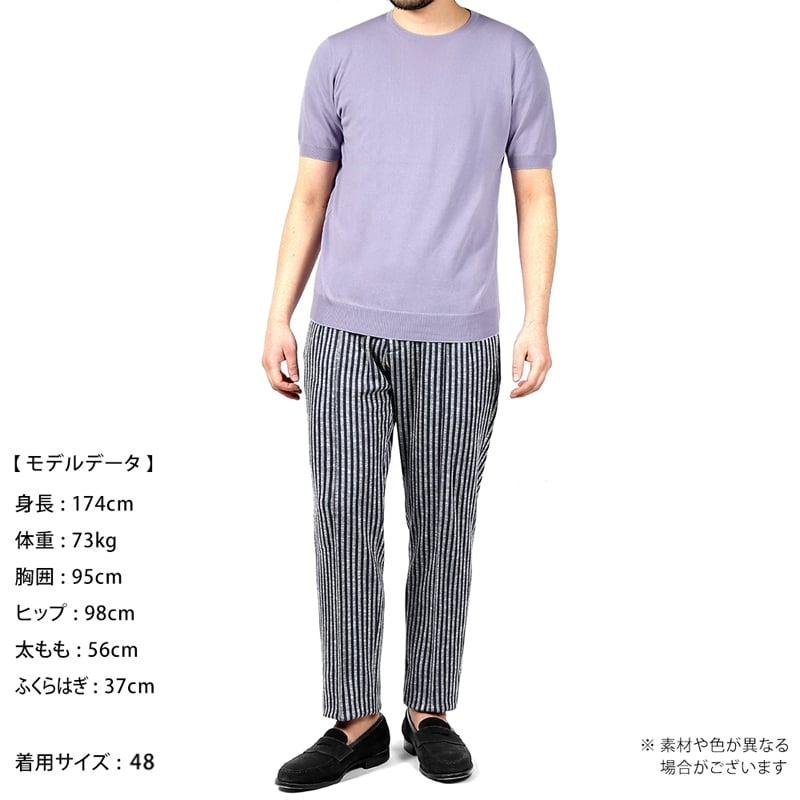 アレッサンドロルッピ Alessandro Luppi ／ 24SS FILMARドライコットンハイゲージ半袖クルーネックニット「13」（TWING／グレーベージュ）｜ikinakikonashi｜12