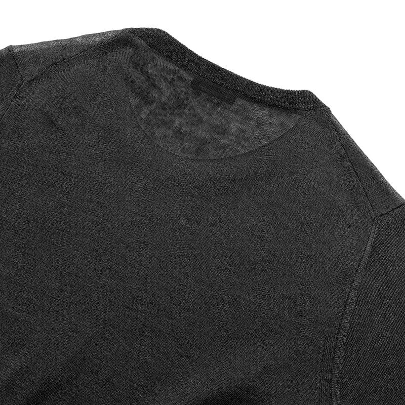 新品 未使用 アレッサンドロルッピ リネンコットン 半袖クルーネックニット SALE】アレッサンドロルッピ Alessandro Luppi ／ 24SS リネン